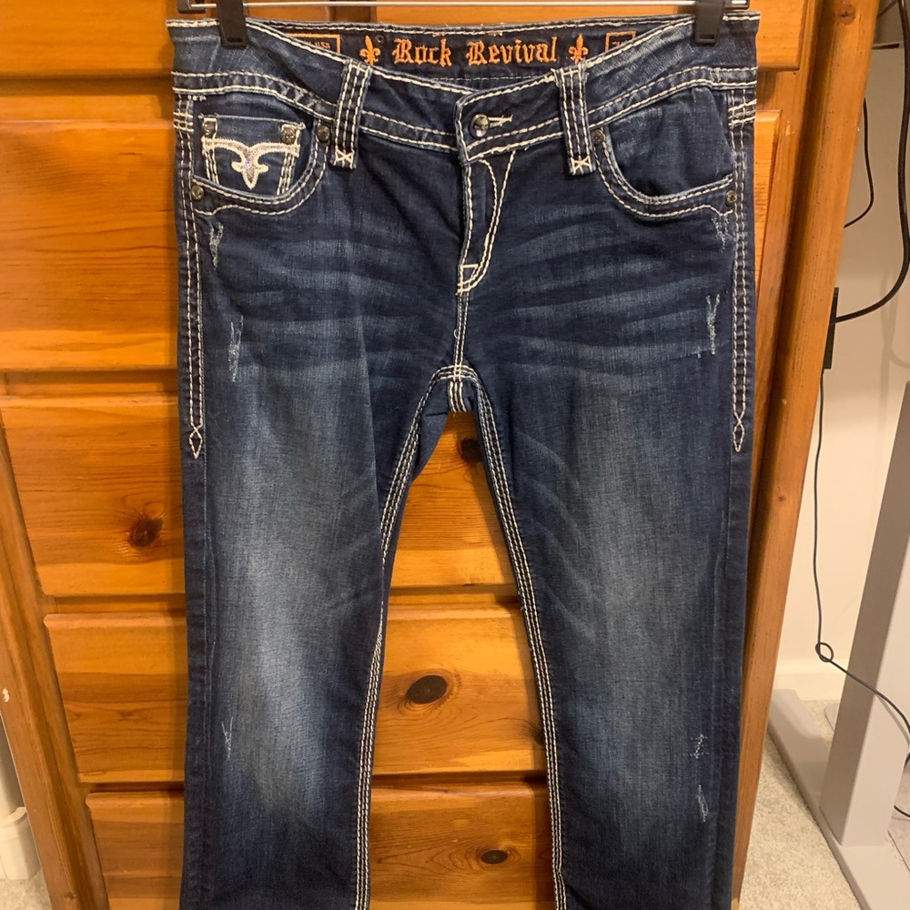 Rock Revival Molly Easy Straight Jeans SZ 30